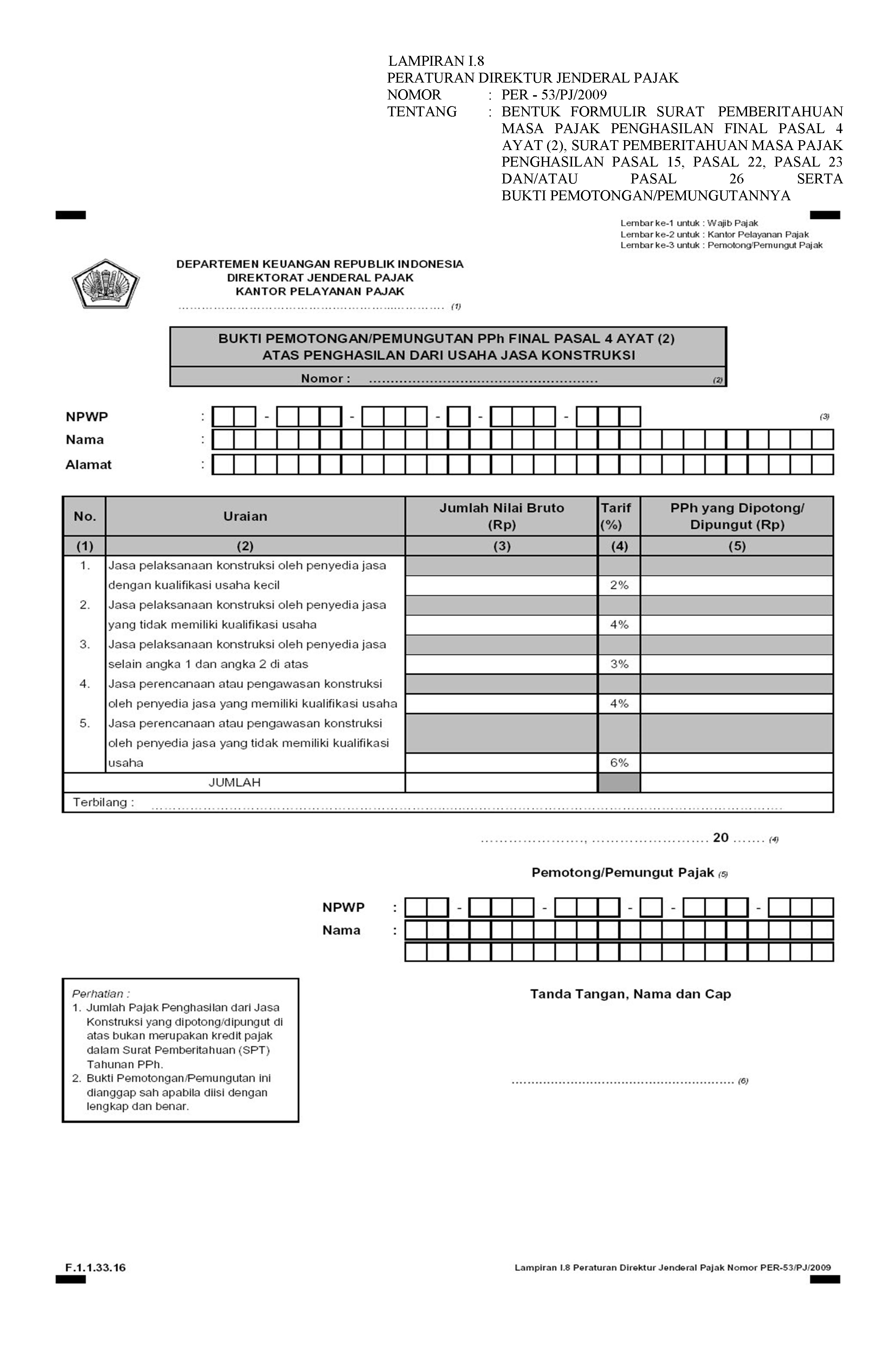 SPT Masa PPh 4 ayat 2 Final,Konsultan Pajak Atmadja & Associates