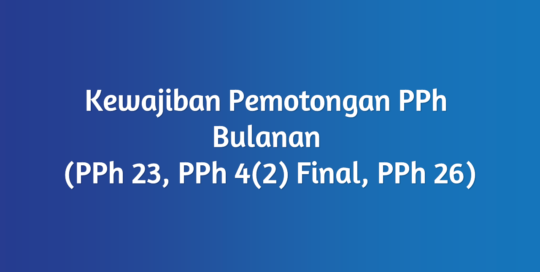 Jasa Pajak Penghasilan Bulanan